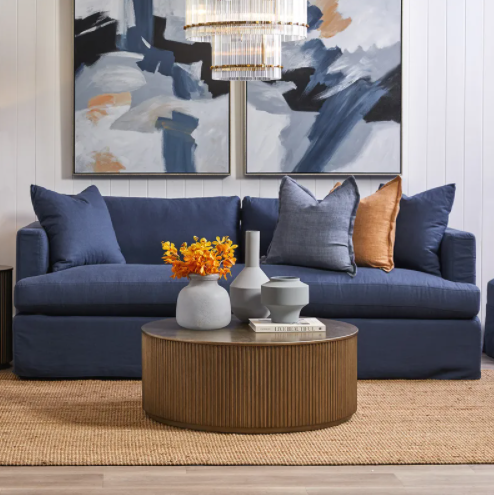 Nomad Coffee Table in Antique Gold