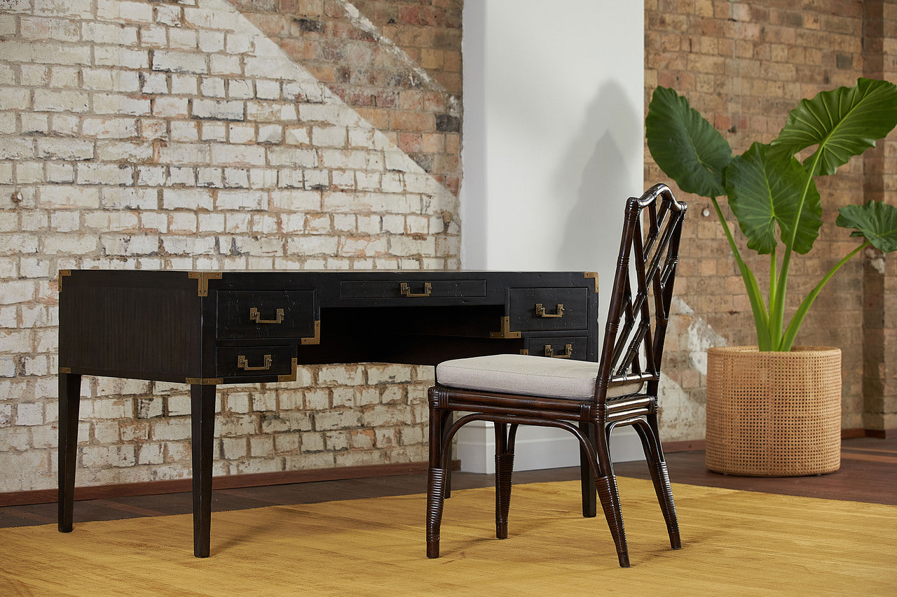 Ming Rattan Dining Chair