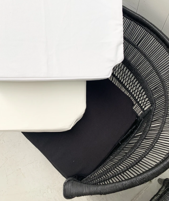 Malawi Chair Cushion in Black - Overstock