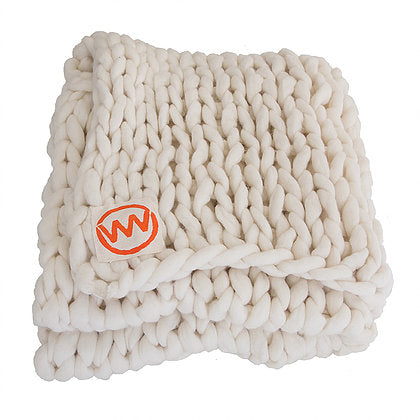 Luxury Plaid Throw - Cream