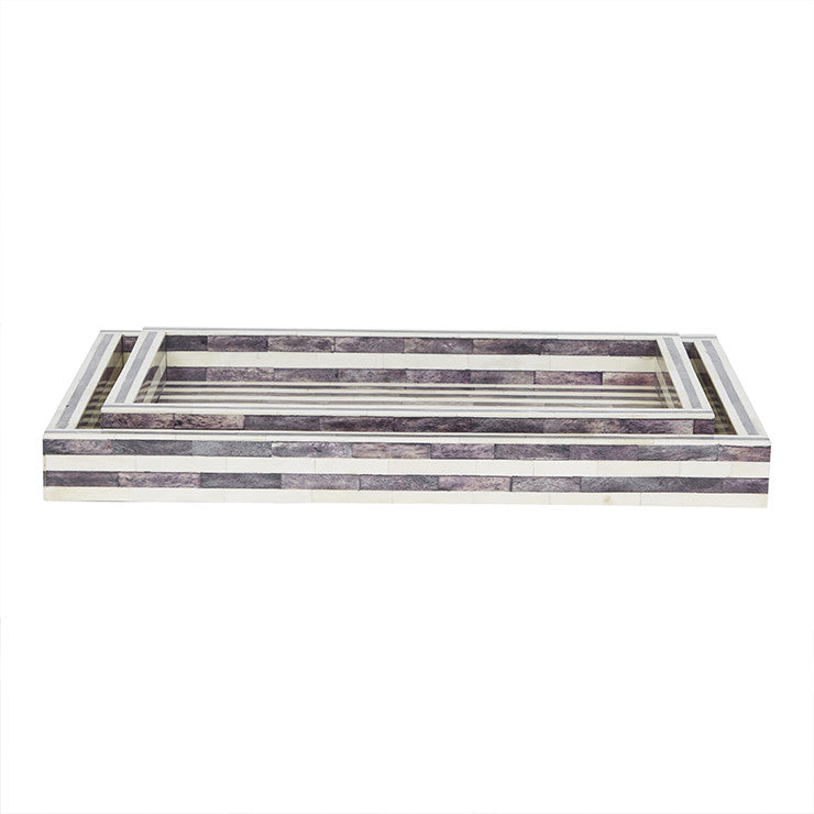 Pali Stripe Bone Tray - Small
