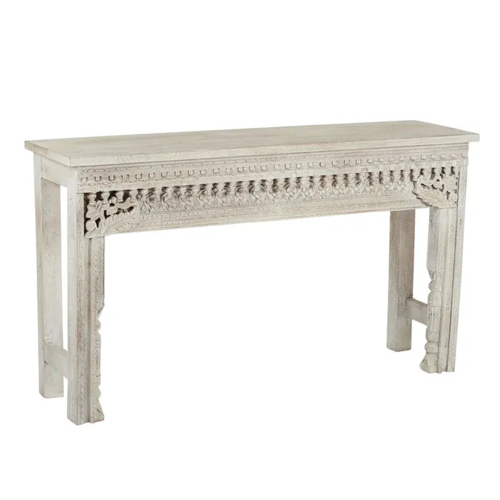 Ishtah White Wash Console