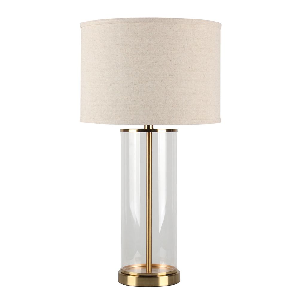 Left Bank Table Lamp in Brass