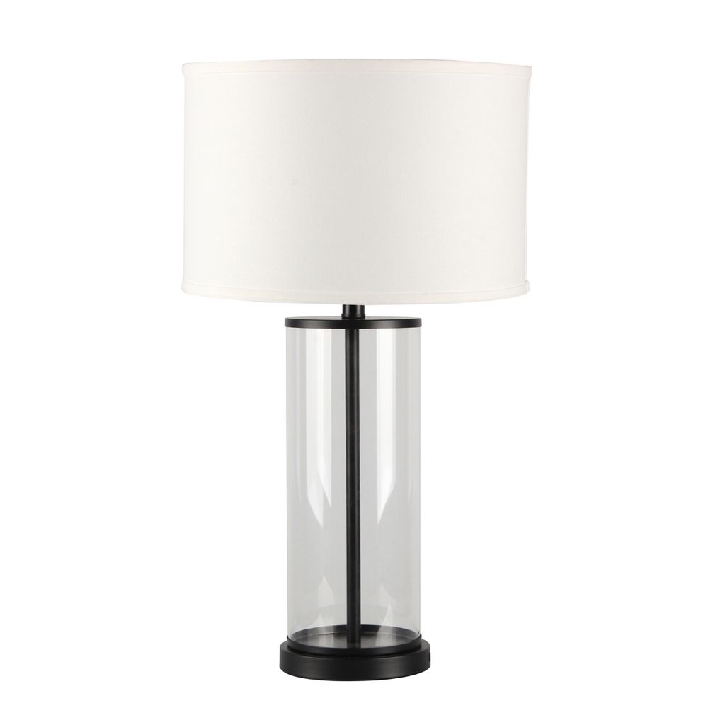 Left Bank Table Lamp in Black
