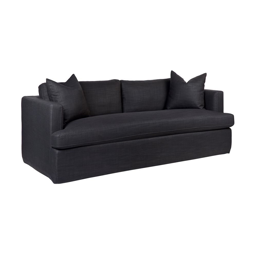 Birkshire Slip Cover 3 Seater Sofa in Charcoal