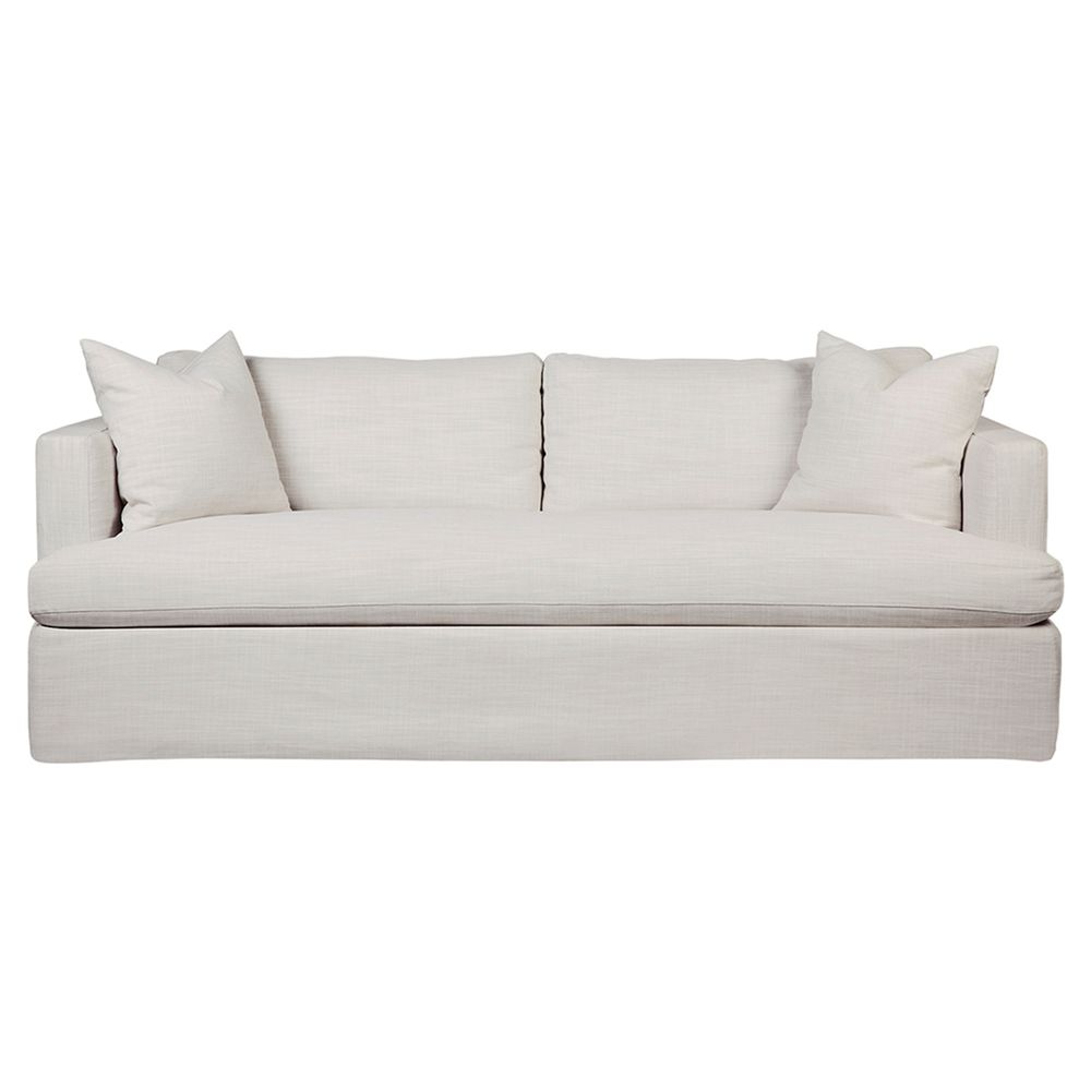 Birkshire Slip Cover 3 Seater Sofa in White