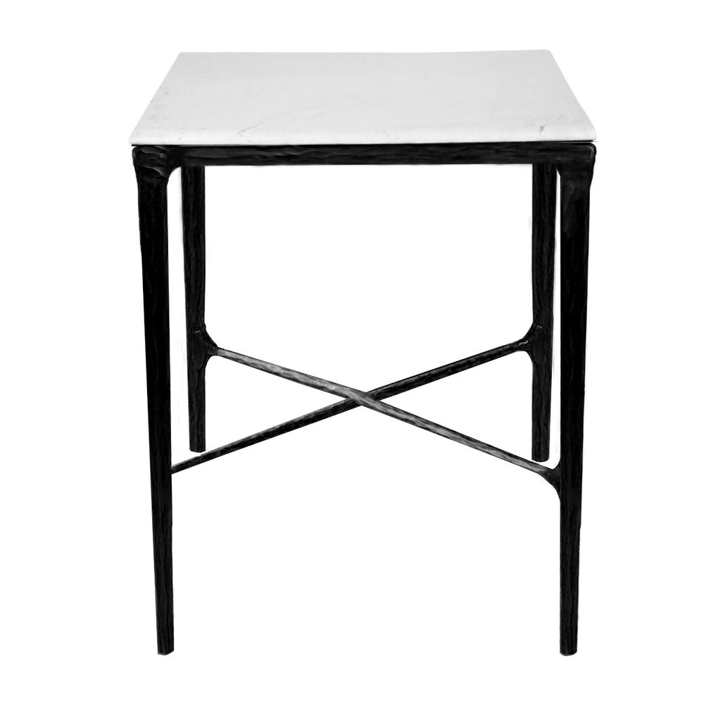 Heston Square Side Table in Black