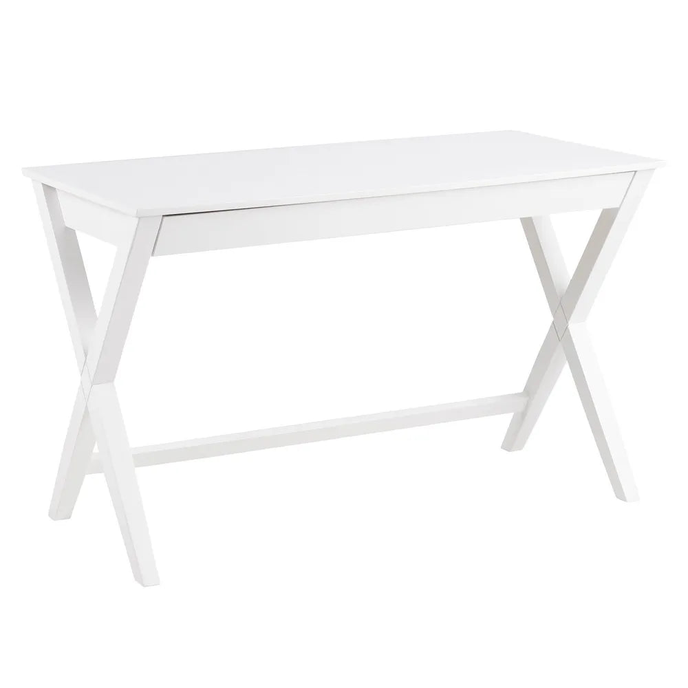 Brooklyn Desk with Drawer in White