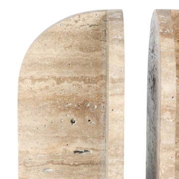 Eden Travertine Bookend Set