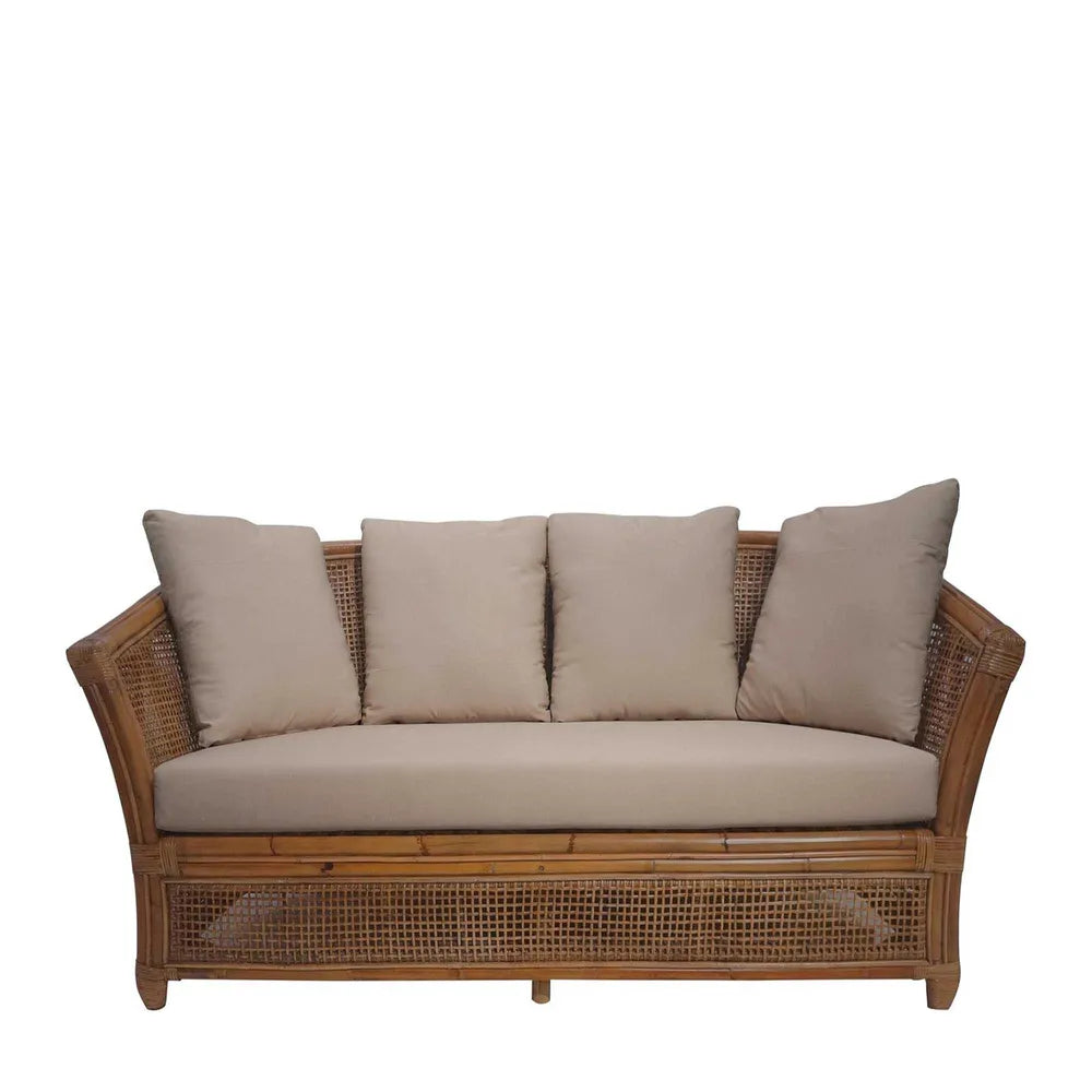 Carmen Rattan 2 Seater Sofa