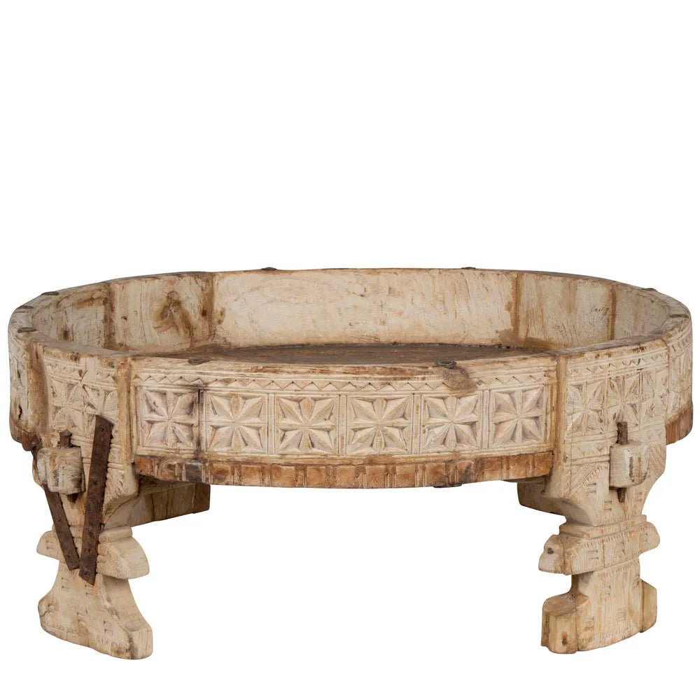 Vintage Indian Grinder Table