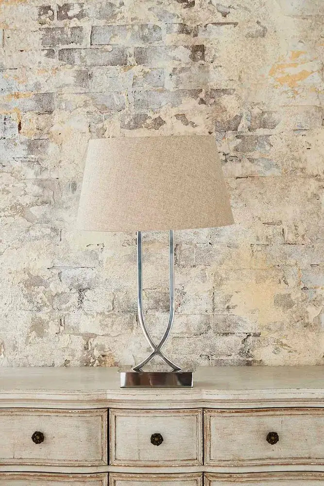 Southern Cross Table Lamp Base in Nickel