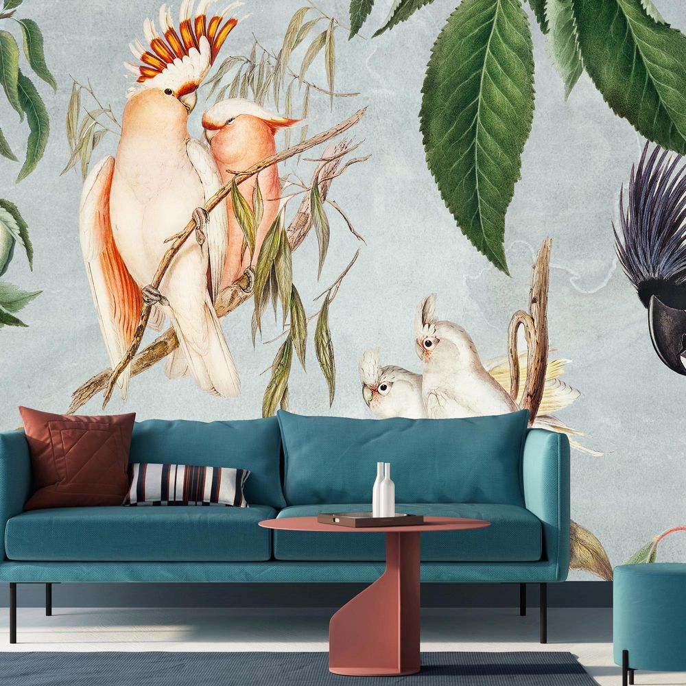 New Concept Moveable Wall Paper - Cockatoos