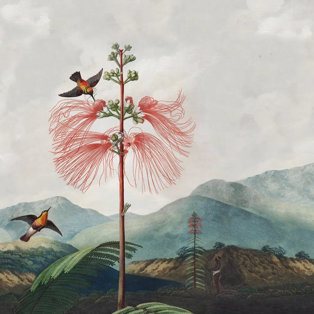 New Concept Moveable Wall Paper - Bottle Brush