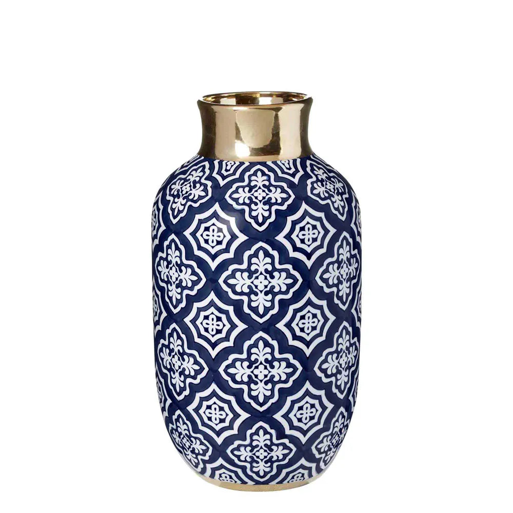 Tangier Ceramic Bottle Neck Vase