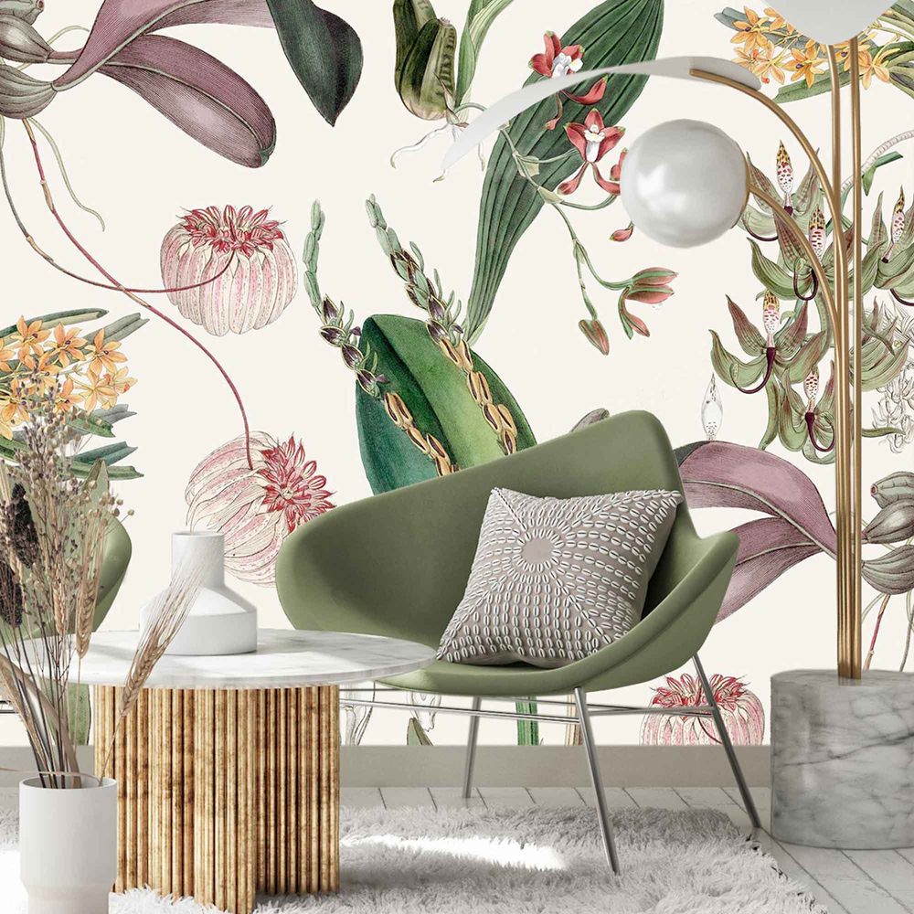 New Concept Moveable Wall Paper - Orchids