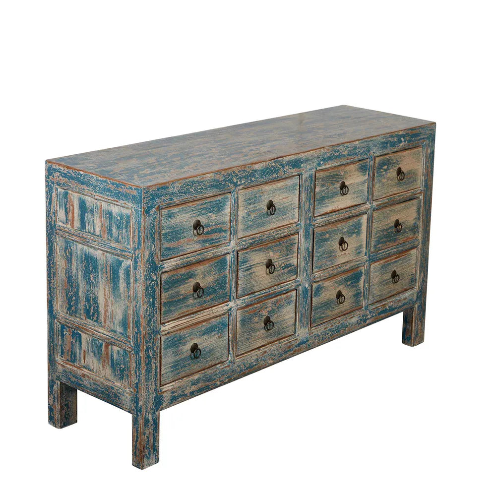 Whitman Wooden 12 Drawer Cabinet