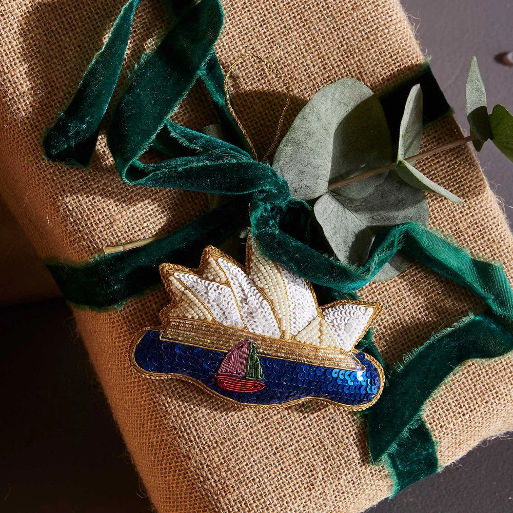 Opera House Sequin Hanging Decoration