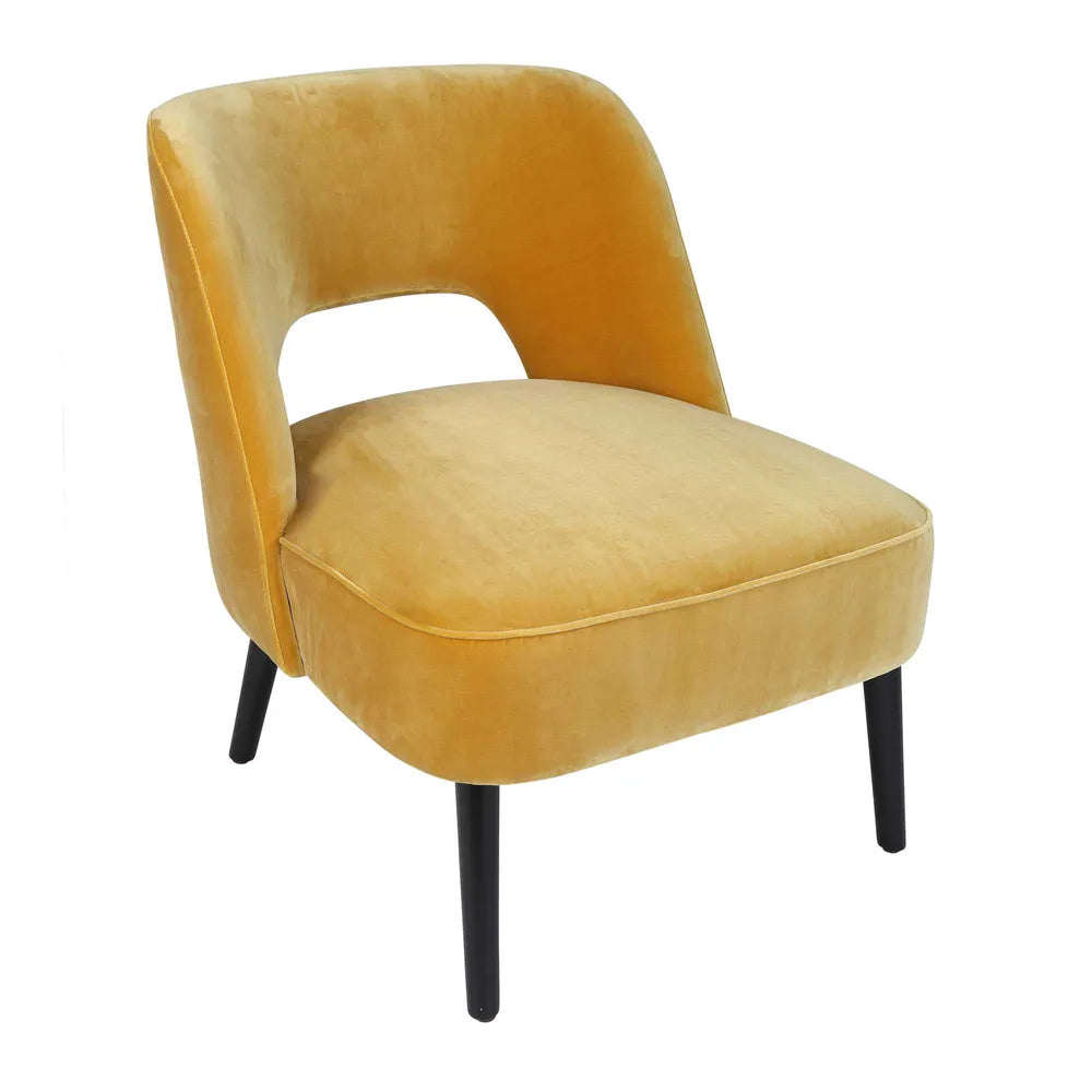 Aphrodite Lounge Chair in Mustard