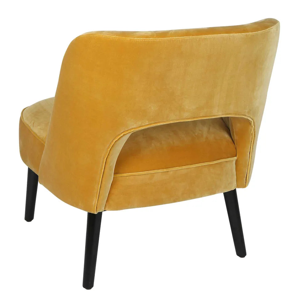 Aphrodite Lounge Chair in Mustard