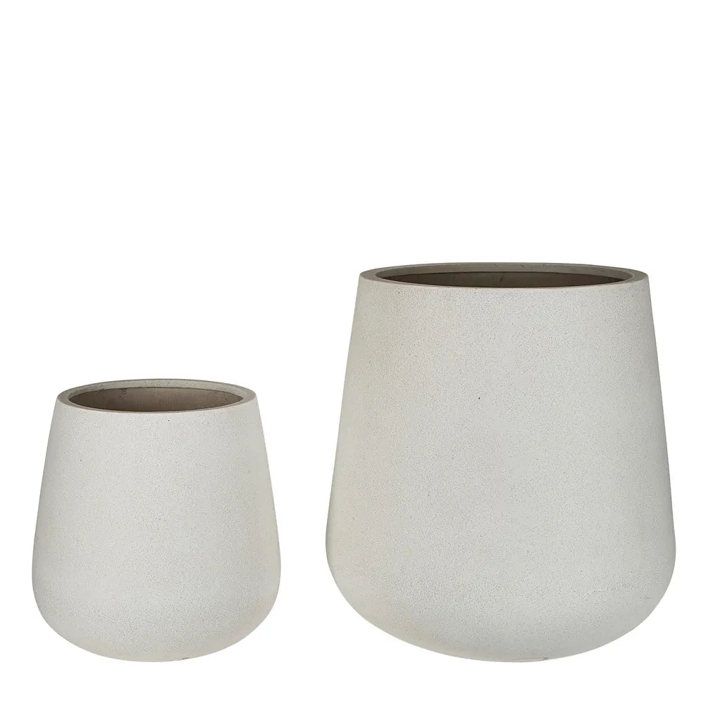 Tuscon Planter Stand Set (2) in Cream