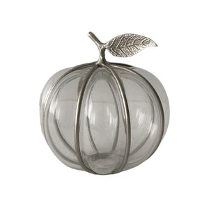 Glass Apple Nickel Trim