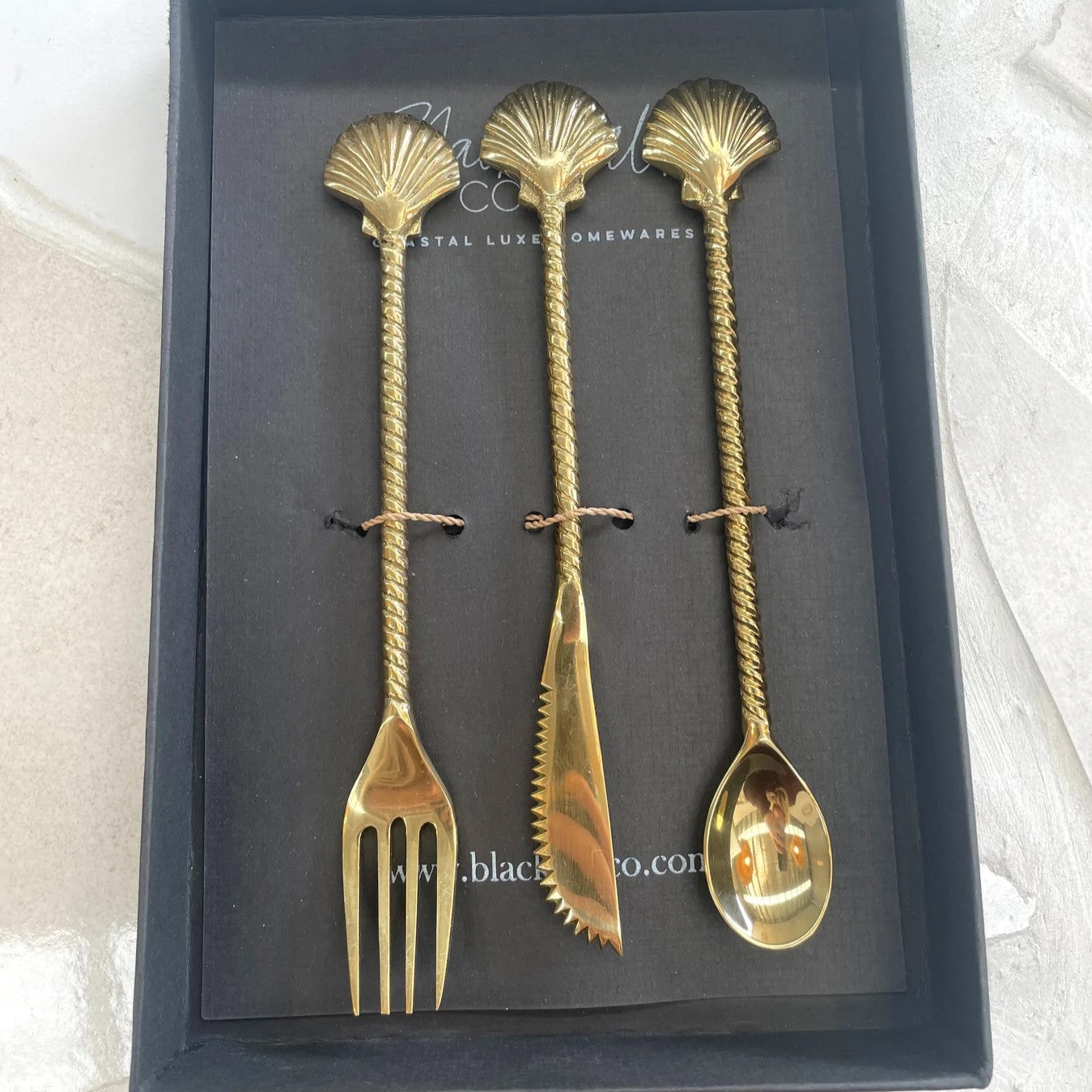 The Brass Cutlery - Gift Box Set