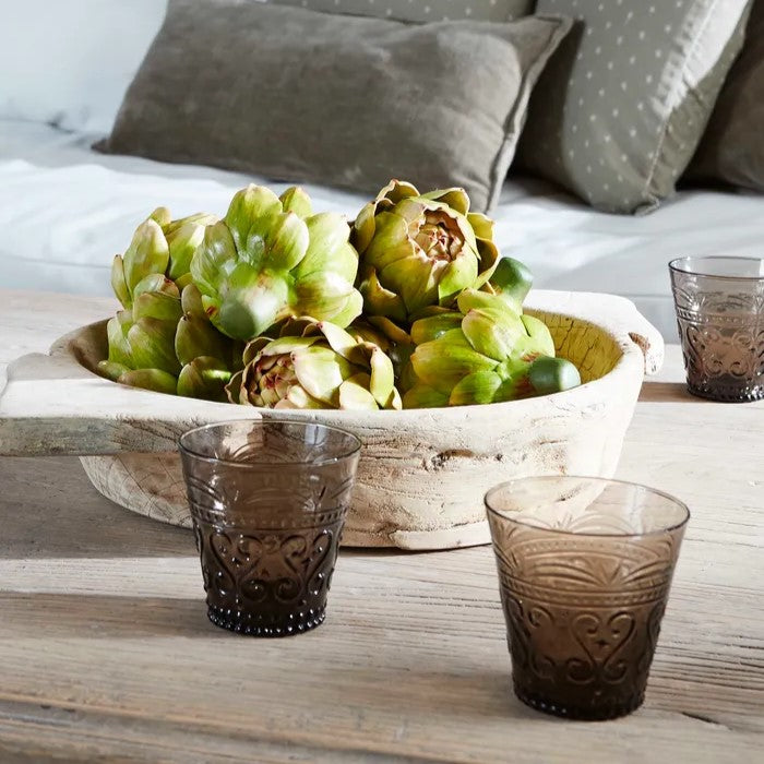 Glass Tumbler Set of 8 in Topaz