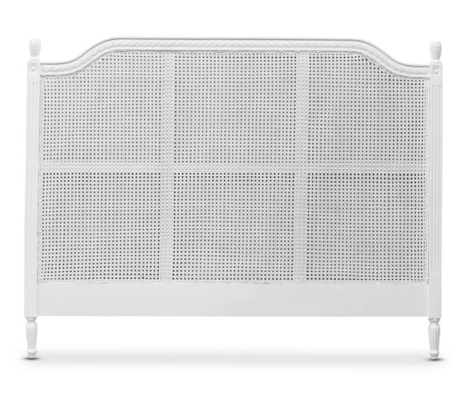 Vascalles Rattan Headboard in White