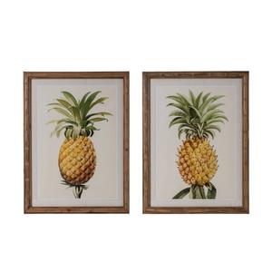 Plantation Pineapple Prints Set of Two
