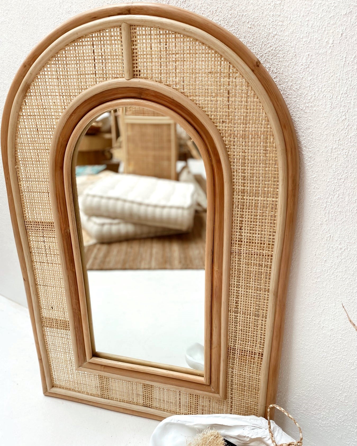 Rattan Seville Mirror