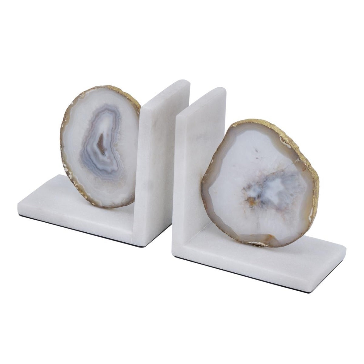 Agate Bookends