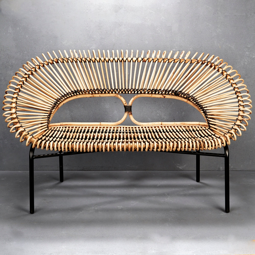 Diia Rattan Loveseat in Natural