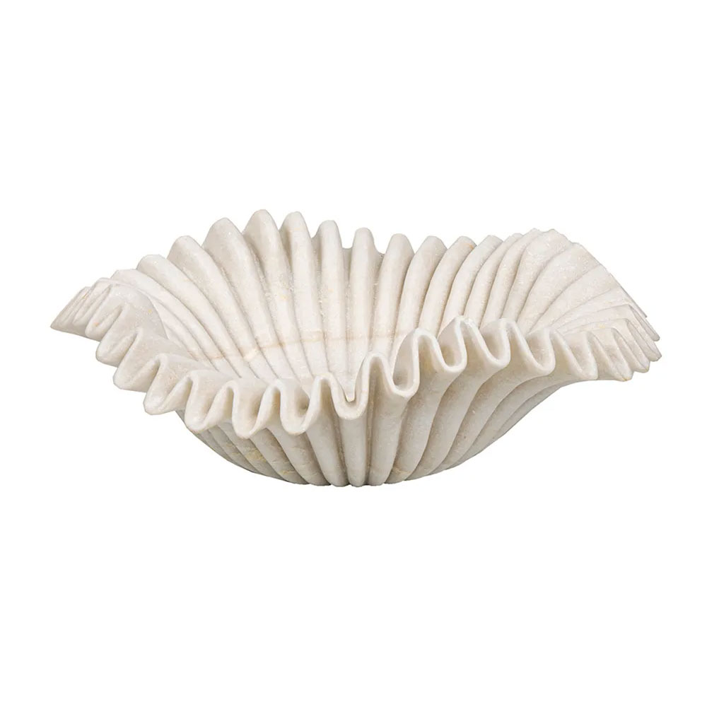Lehriya Marble Bowl in White