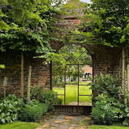 Conservatory Iron Mirror