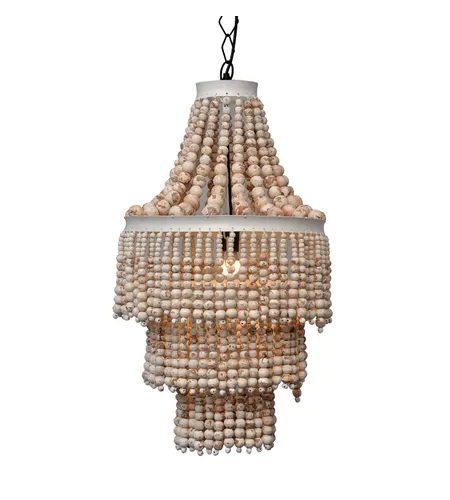 Duchess Beaded Chandelier in Natural