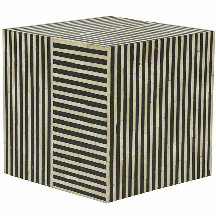 Pali Bone Cube Side Table
