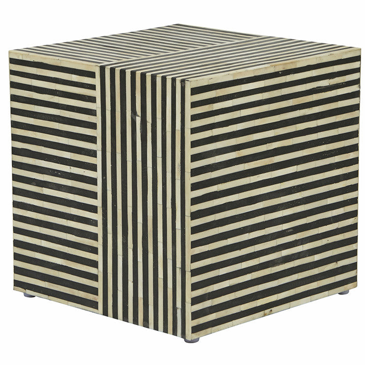 Pali Bone Cube Side Table
