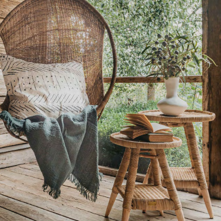 Large Hanging Pod Chair in Natural - Clearance - ONE ONLY
