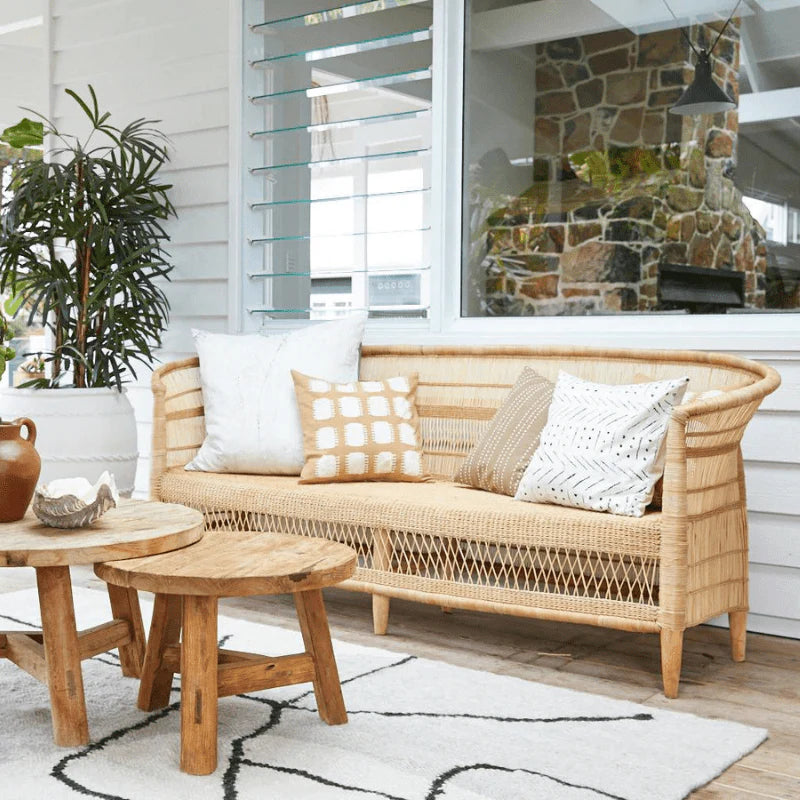 Genuine Malawi 3 Seater in Black