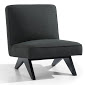 Martyn Chair in Charcoal