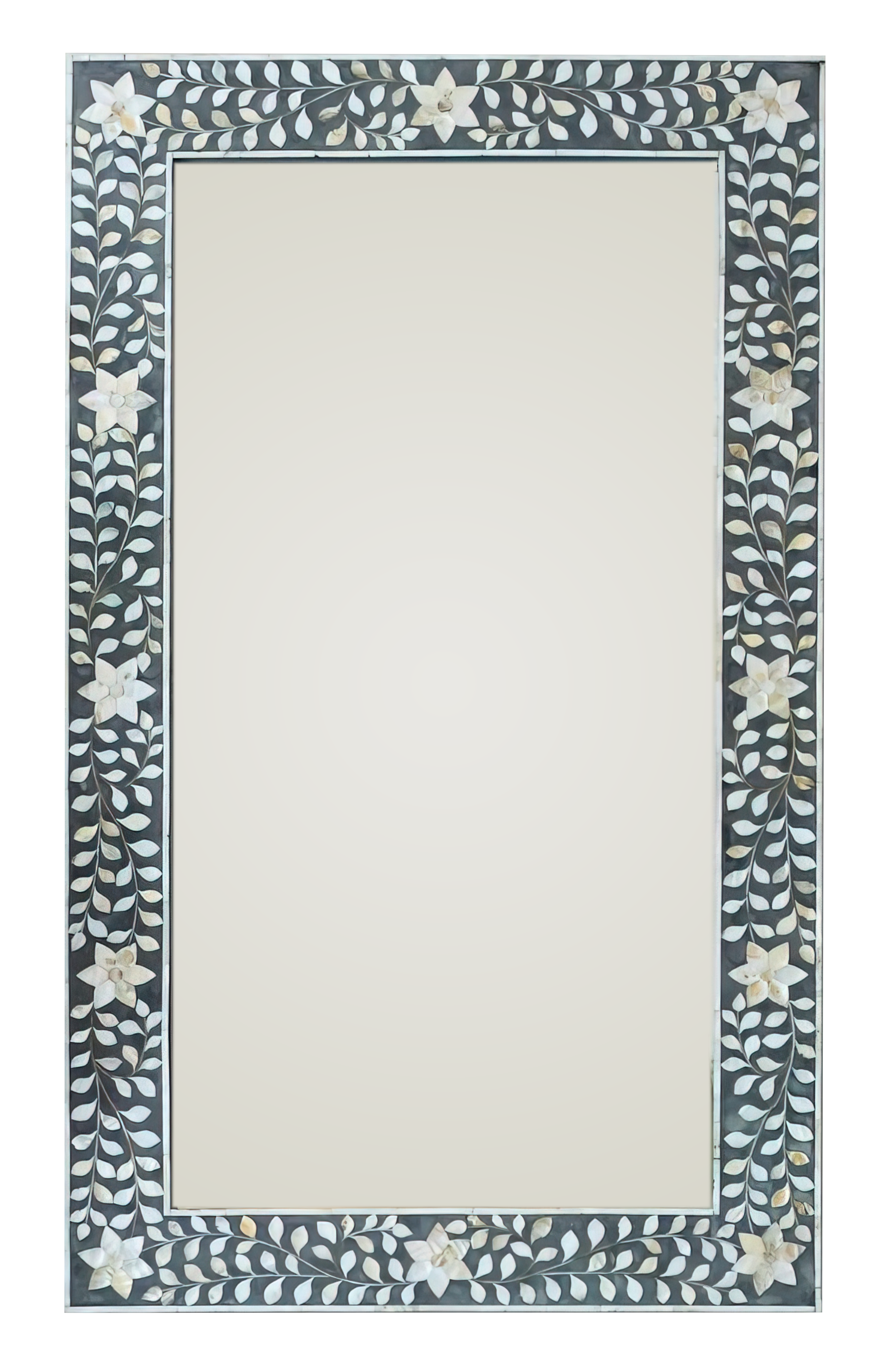 Mother of Pearl Inlay Wall Mirror