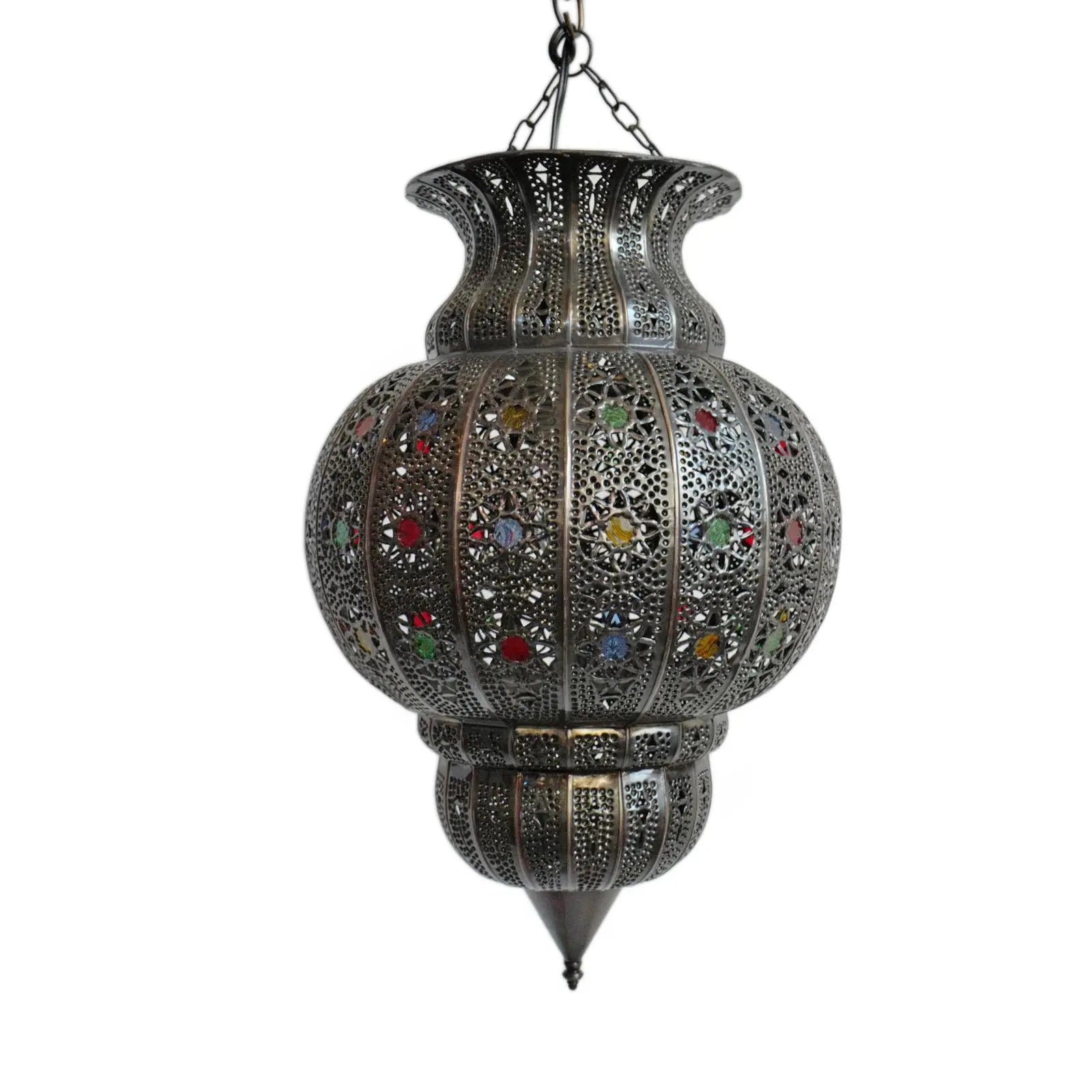 Genuine Moroccan Fretwork Pendant Light Shade - Hassan