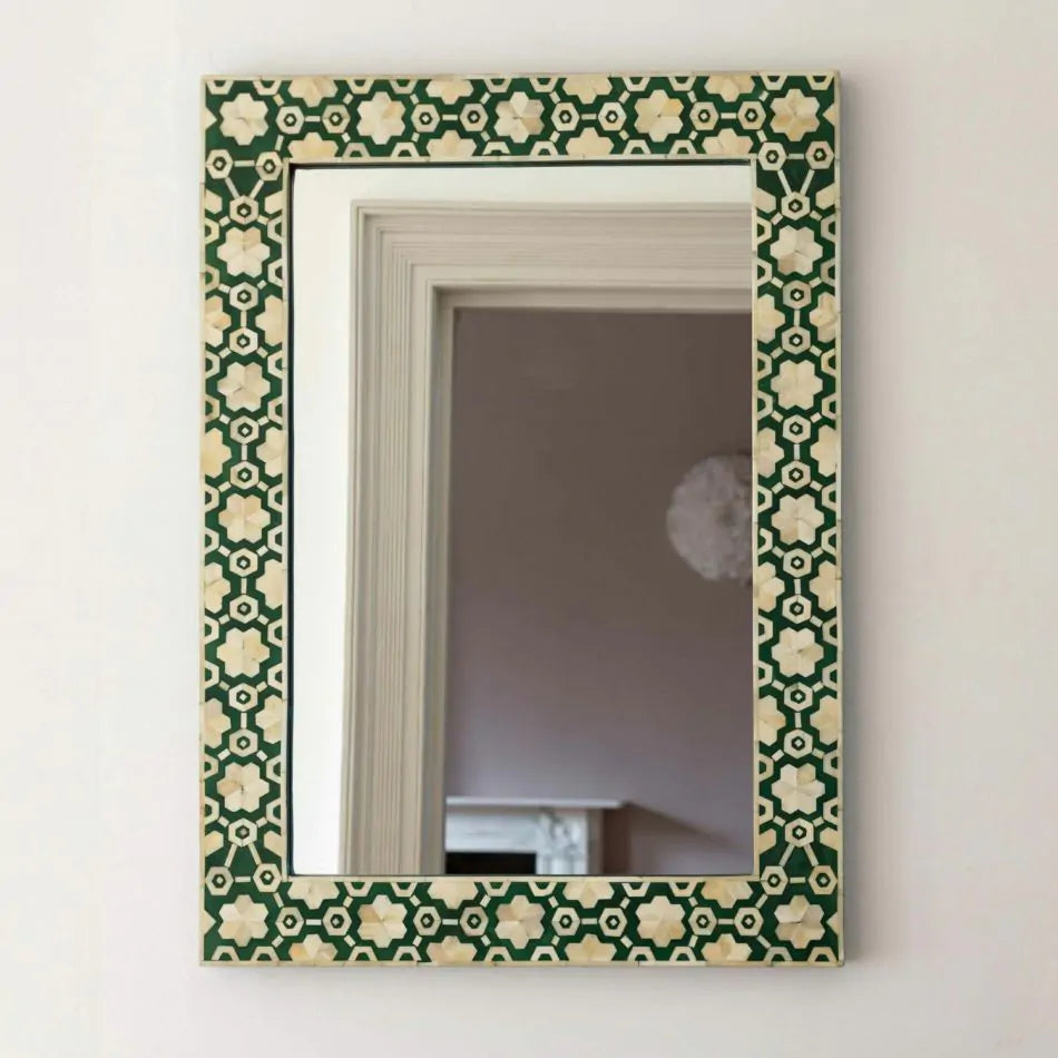 Garland Bone Inlay Mirror