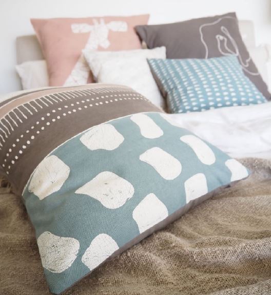 Malawi Cushion Range: Boho Cushion Cover in Multiprint Design