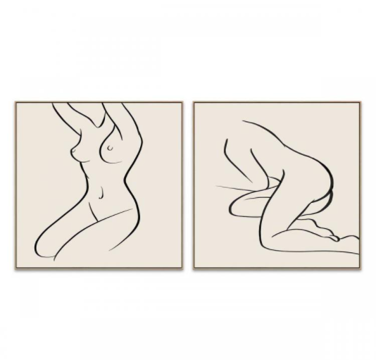 Nudeform Canvas Prints