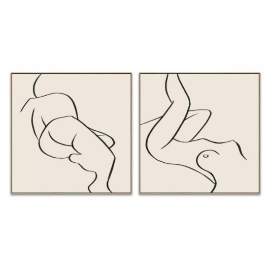 Nudeform II Canvas Prints