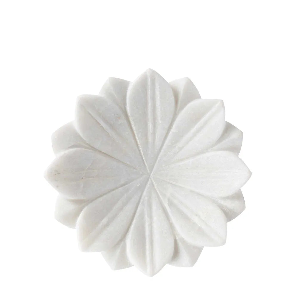 Banswara Lotus Marble Plate