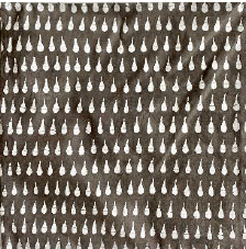 Malawi Cushion Range: Mud Boho Cushion Cover in Raindrop Design