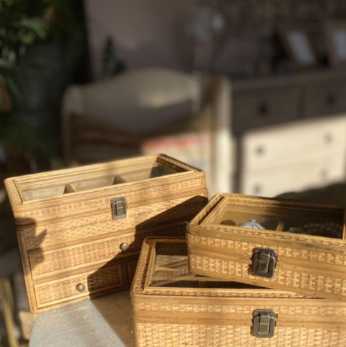 Rayna Rattan Jewellery Box